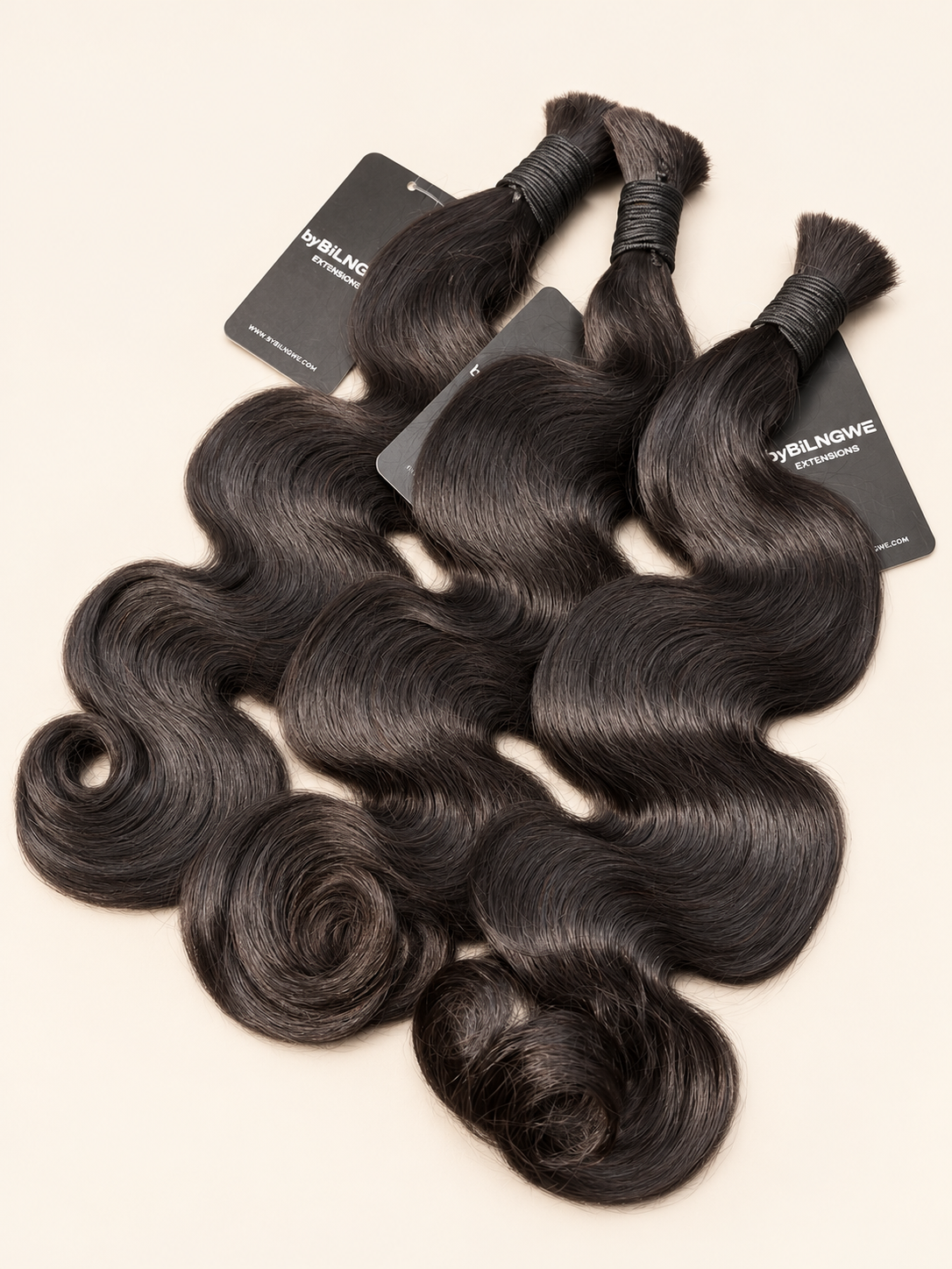 18-inch Bodywave bulk human hair for boho braids, no weft — byBilngwe